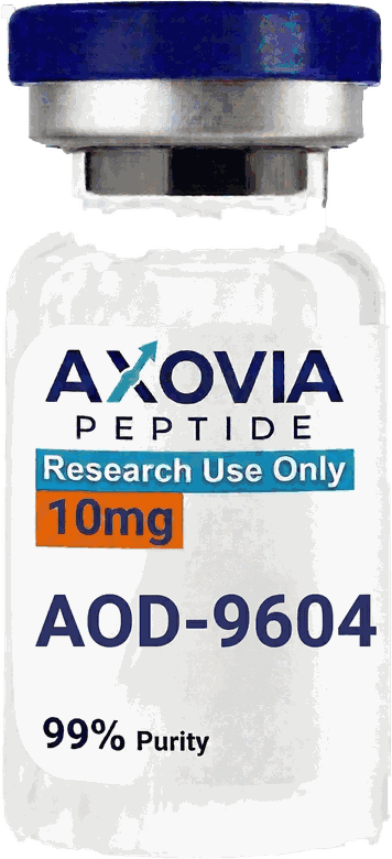 Vial research peptide Axovia AOD-9604 10 mg